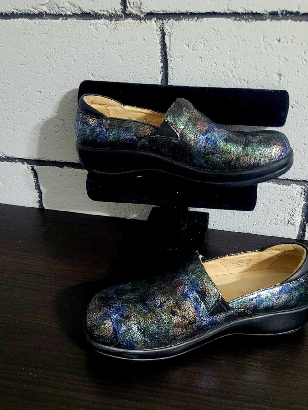 ALEGRIA Sparkly Clogs Size 6